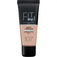 Maybelline Maquillage du teint Foundation Fit Me! Matte + Poreless Foundation No. 107 Rose Beige