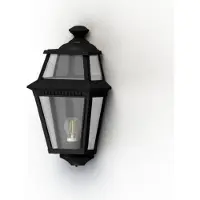Roger Pradier Place des Vosges 2 Model 3 Applique Murale Dark black