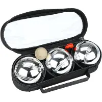 Get & go Ensemble Jeu De Boules III 3 boules Argent? CGB 52JO-CGB-Uni