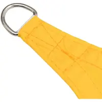 vidaXL Voile de parasol tissu oxford triangulaire 6x6x6 m jaune