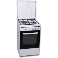 ROMMER Cuisinière à Gaz Avec Four Vch350fgnat 3 Feux