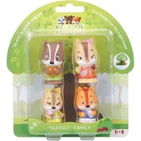 Klorofil Lot 4 Personnages "Nutnut