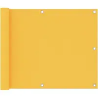 vidaXL Brise-vue pour balcon Jaune 75x600 cm Tissu Oxford