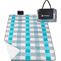 Springos Couverture De Pique-Nique - - 200 X 240 Cm - Imperméable - Pliable - Multicolore