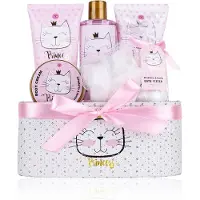 Accentra Coffret cadeau « Princess Kitty » avec panier pailleté