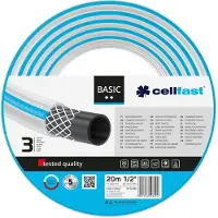 Cellfast Basic Tuyau d'arrosage 3 couches 25 bar 1/2"30m Durable et flexible
