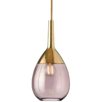 Ebb & Flow Lute Suspension Obsidian | Gold | Ø: 14 cm E14