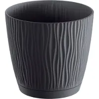 Prosperplast Flowerpot Sandy P DSY130P, Ø 13 cm, grey (13 x 12 cm)