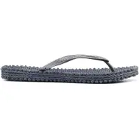 Ilse jacobsen Sandales 'Cheerful' bleu-gris / argent