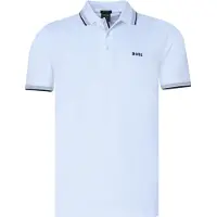 Boss green T-Shirt 'Paddy' bleu nuit / gris / blanc