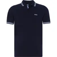 BOSS T-Shirt 'Paddy' bleu nuit / blanc