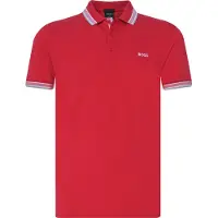 BOSS T-Shirt 'Paddy' rouge vif / blanc