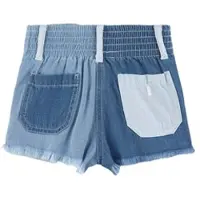 Stella McCartney Kids Short en denim coupe droite avec patchwork