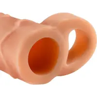 Pipedream X-TENSION Perfect 2 - gaine pénienne avec anneau (19 cm, couleur naturelle)