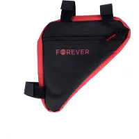 Forever Sacoche de vélo à fixer sous le cadre FB-100 Outdoor noir et rouge