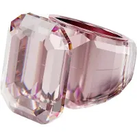 Swarovski Lucent Cocktail Ring Oktagon Schliff Rosa