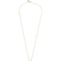 Design Letters Collier - 60 cm - Plaqué or - - UneTaille - Bijoux