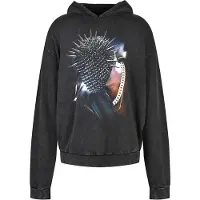 Mister tee Sweat-shirt bleu nuit / marron / gris argenté / noir chiné