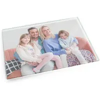 Yoursurprise Planche à découper en verre personnalisée - Grande