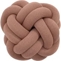 Design House Stockholm Knot Cushion Ottoman Dusty Pink