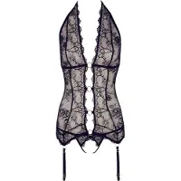 Abierta Fina Nuisette en Dentelle - Noir - S