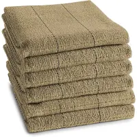 DDDDD Serviettes de Cuisine DDDDD Fence Sand 50 x 55 cm (6-Pieces)