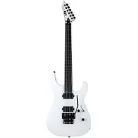 LTD Guitars Deluxe M-1000 Snow White avec micros Fishman Fluence Modern et Floyd Rose 1000SE