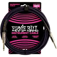 Ernie Ball 3M Jack Mono Male Vers Jack Mono Male Noir et Violet