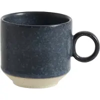 Nordal Tasses à expresso granuleuses bleu foncé - lot de 4 pièces