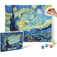Schipper Coffret de peinture Peinture par numéros Nuit étoilée