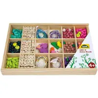 Lena perles de bois et lettres