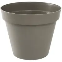 Merkloos Pot de fleurs"Toscane" "Zen" 43L Taupe Ø 480 mm