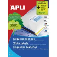 APLI Ilc 70x42.4 Mm 1276 Sticky Label 100 Units Clair