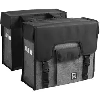 Willex Dubbele Shopper Zwart/Antraciet