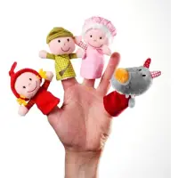 Lilliputiens Marionnettes à doigts Chaperon Rouge