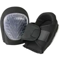 Perel Genouillères ergonomiques avec gel et enveloppe extérieure antidérapante, ajustement flexible, avec fermeture velcro