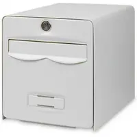 BURG-WÄCHTER Boîte aux lettres en acier galvanisé blanc