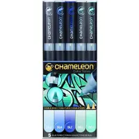 Chameleon Blue Tones Marqueur d'ombrage Blue Tones 5 pièces