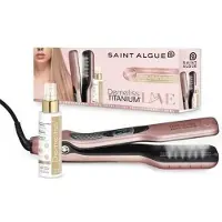 Saint-Algue Demeliss TITANIUM Love Edition Coffret Lisseur Vapeur Couleur ROSE OR + Soin Nourrissant Kera-PROTEIN 100 ml