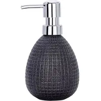 Wenko Distributeur de savon Polaris Jet 390 Ml Céramique Anthracite