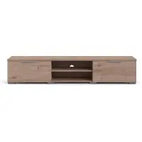 CALICOSY - Meuble TV 2 tiroirs et 2 niches L173 cm - BILLIE
