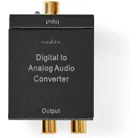 Nedis Toslink ou coaxial vers jack - Câble optique inclus