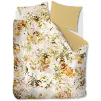 Kardol Housse de couette Kardol Mellow Breeze Jaune Satin-240 x 220 cm | Lits-Jumeaux