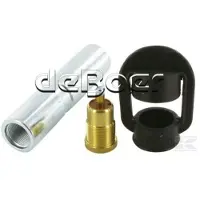 Hella Tube à emboîter Ø 24 mm, avec variante en laiton soudée ou support existant (sur le côté), avec contact de masse par le tube, longueur env. 100 mm