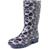 Chuva Bottes de Pluie Chuva Women Romy Gris Panter-Taille 40
