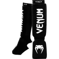 Venum Protege Tibias Et Pieds Mousse Kontact Noir Taille Unique