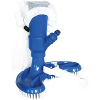 Bsi Aspirateur de fond manuel - Avec poche pour les débris de piscine - 30 cm