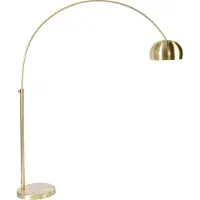 Zuiver Lampe sur pied Metal Bow, dorée