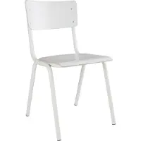 Zuiver Chaise Scandinave Skole blanche