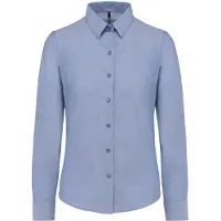 Kariban CHEMISE OXFORD MANCHES LONGUES FEMME Oxford Cobalt Blue - Kariban K534 - Taille M